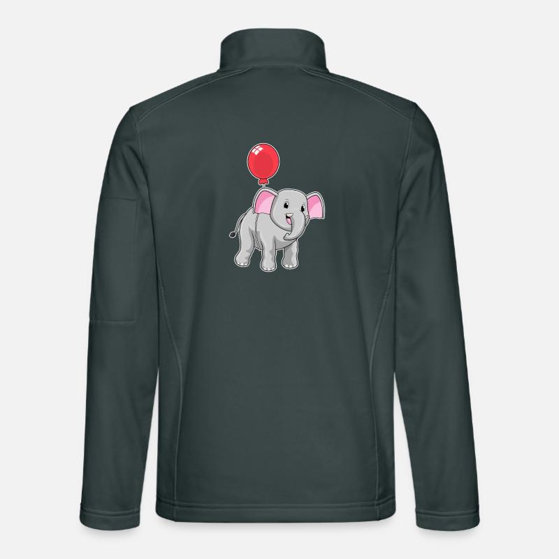 Ballon éléphant Veste en tissu softshell Unisexe