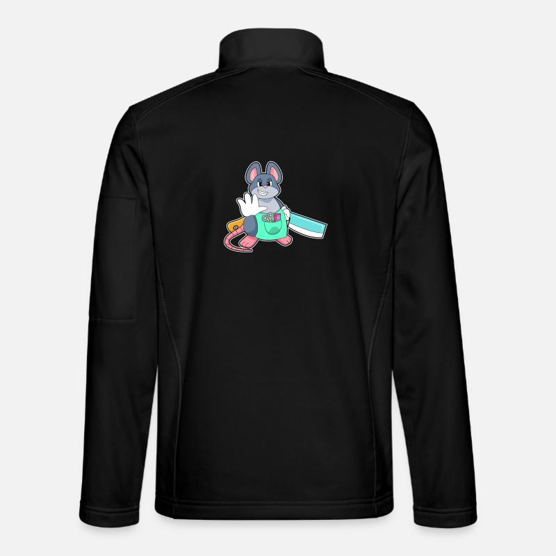 Rasoir de coiffeur de souris Veste en tissu softshell Unisexe