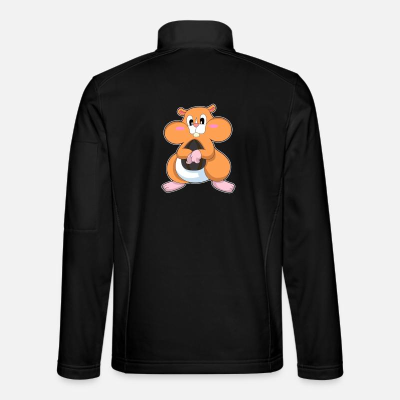 Hamster aux noix - Veste en tissu softshell Unisexe - noir
