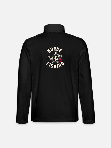 Norway Fishing Tour Fishing Angler Fishing - Unisex Softshell Jacket - black