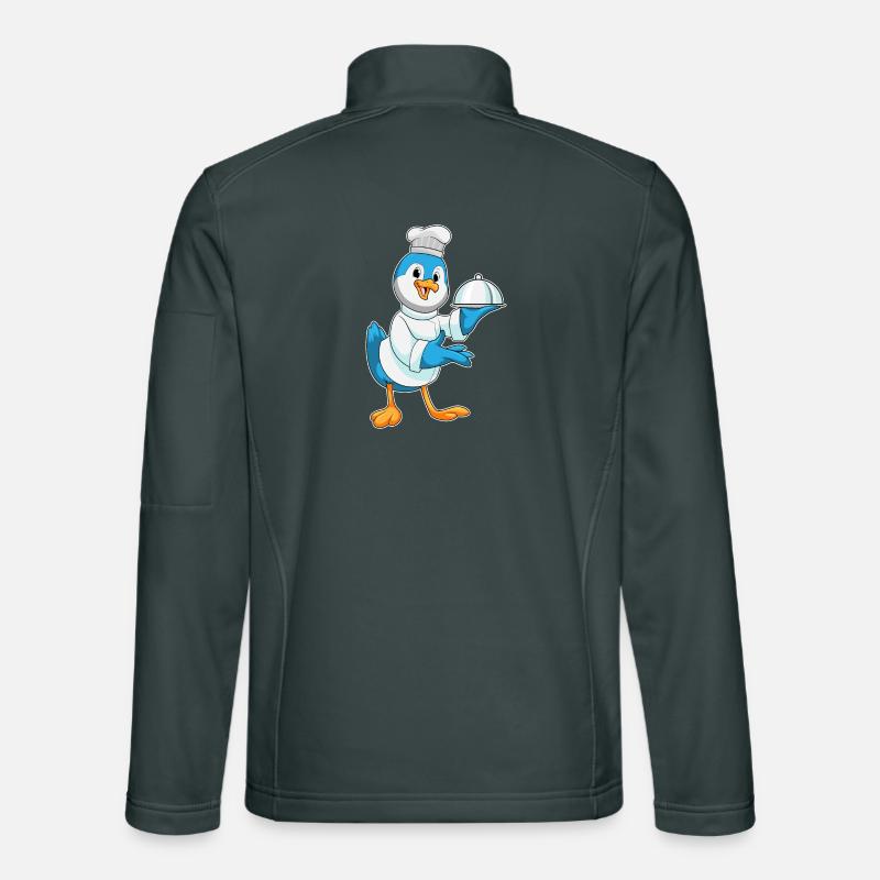 Bird Cooking Serving Bell Cooking Unisex Softshell Jacket