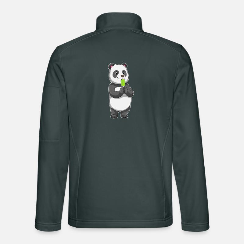 Panda Eis am Stiel Unisex Softshelljacke