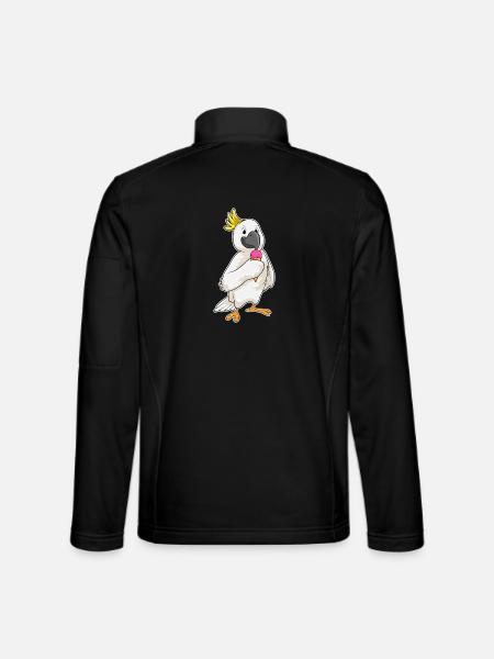 Papagei Waffeleis - Unisex Softshell Jacket - black