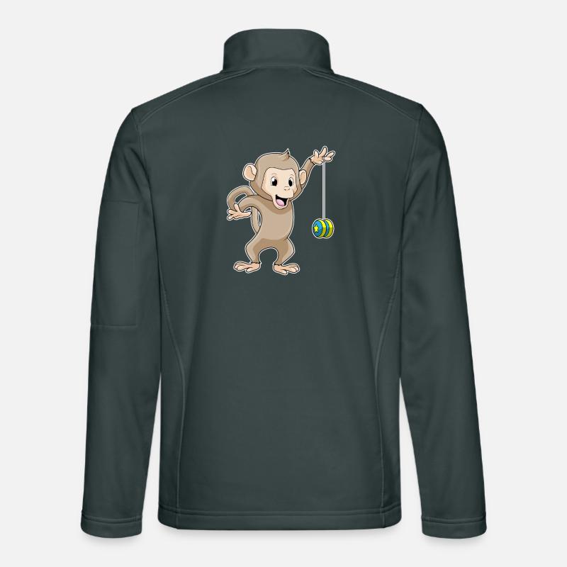 Affe Yo-Yo Unisex Softshelljacke