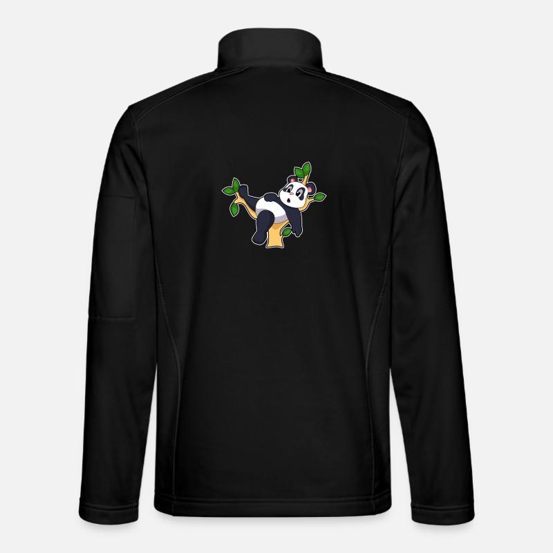 Panda Zweig Unisex Softshelljacke