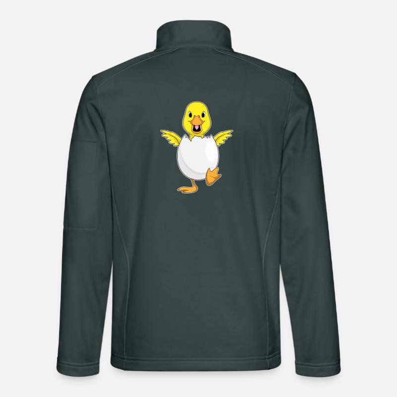 Coquille d’œuf de canard Veste en tissu softshell Unisexe