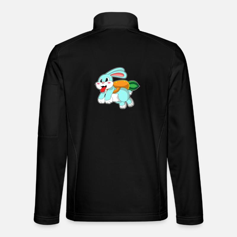 Rabbit Carrot - Unisex Softshell Jacket - black