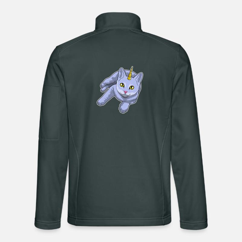 Licorne de chat Veste en tissu softshell Unisexe