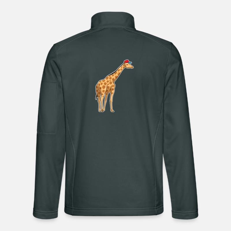Casquette de girafe Veste en tissu softshell Unisexe