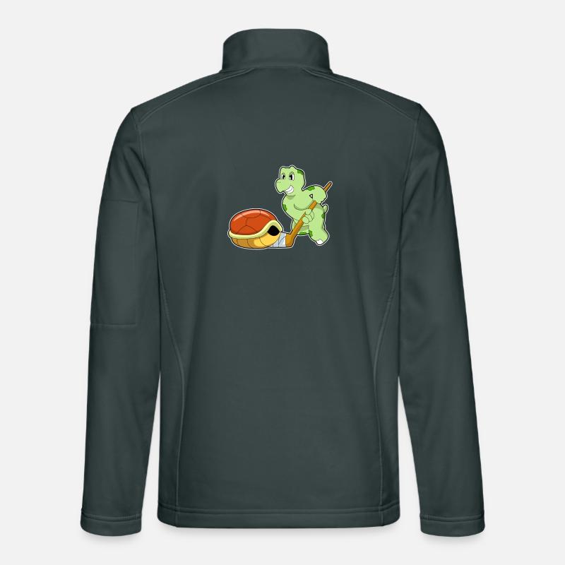 Turtle Ice Hockey Sticks Unisex Softshell Jacket