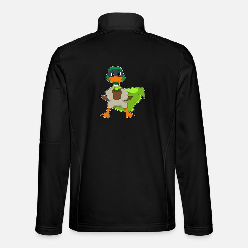 Cap Duck Hero - Veste en tissu softshell Unisexe - noir