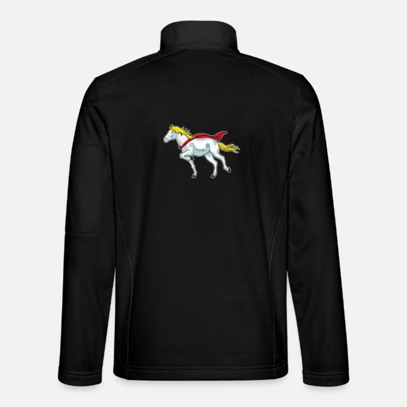 Cap de cheval - Veste en tissu softshell Unisexe - noir