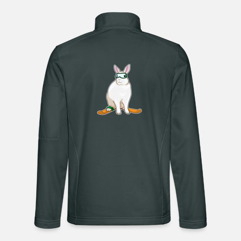 Rabbit Skier Ski Unisex Softshell Jacket