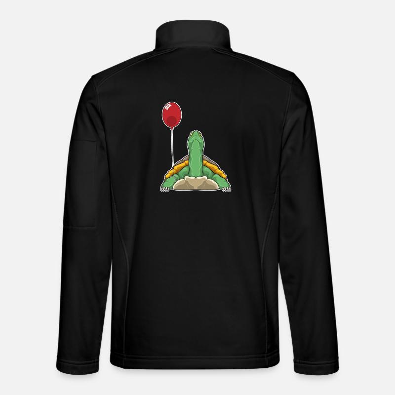 Turtle Balloon - Unisex Softshell Jacket - black