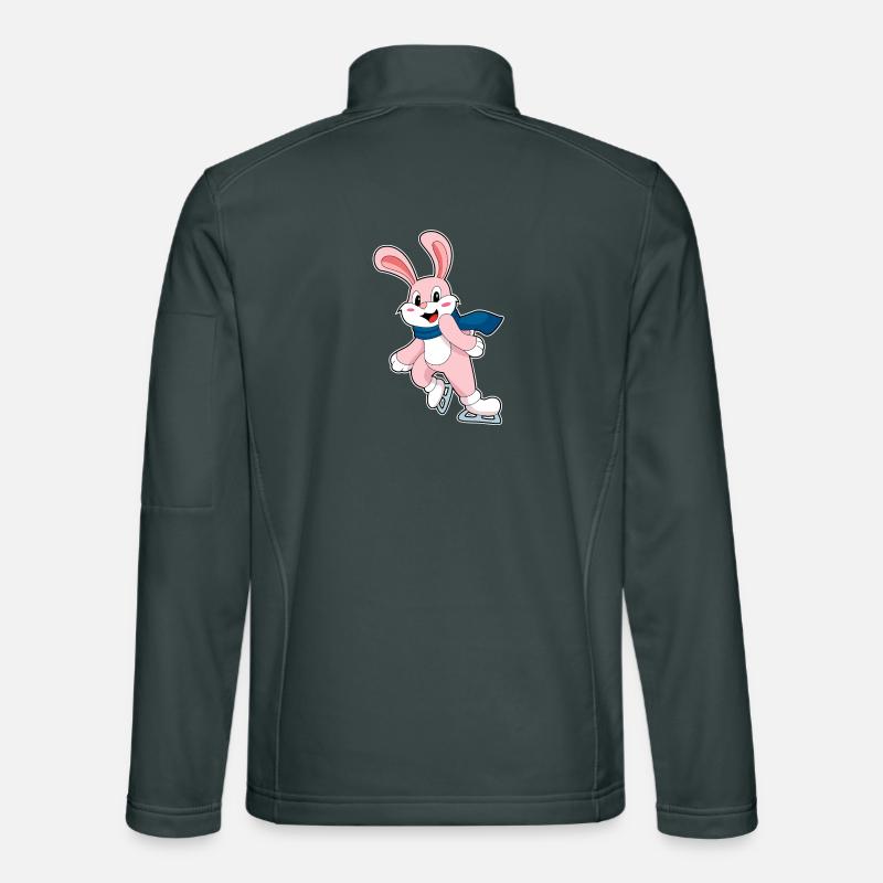 Hase Eislaufen Schlittschuhe Unisex Softshelljacke