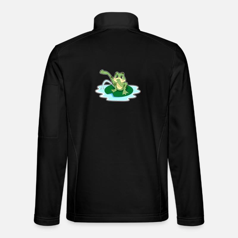 Frog toilet - Unisex Softshell Jacket - black