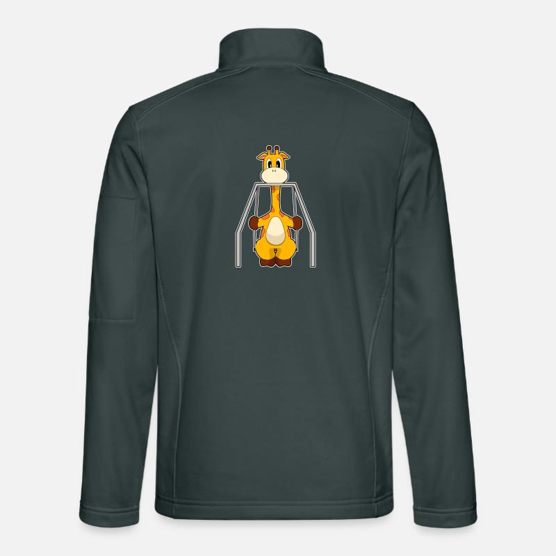 Balançoire girafe Veste en tissu softshell Unisexe
