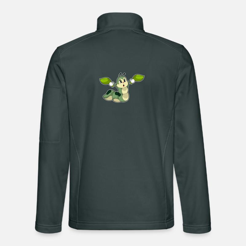 Feuilles de chenille Veste en tissu softshell Unisexe
