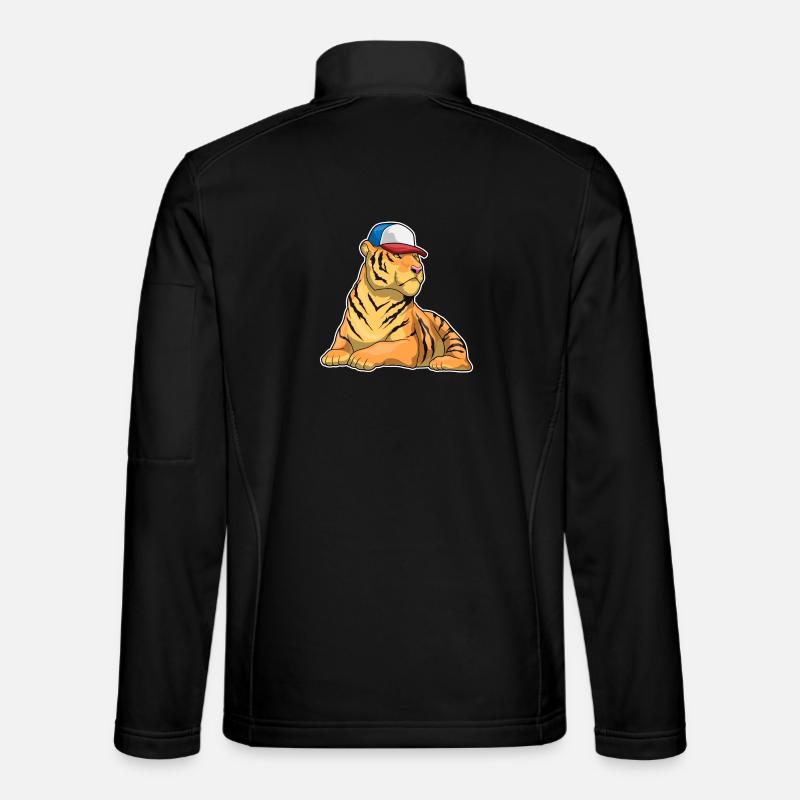 Tiger Cap - Unisex Softshelljacke - Schwarz