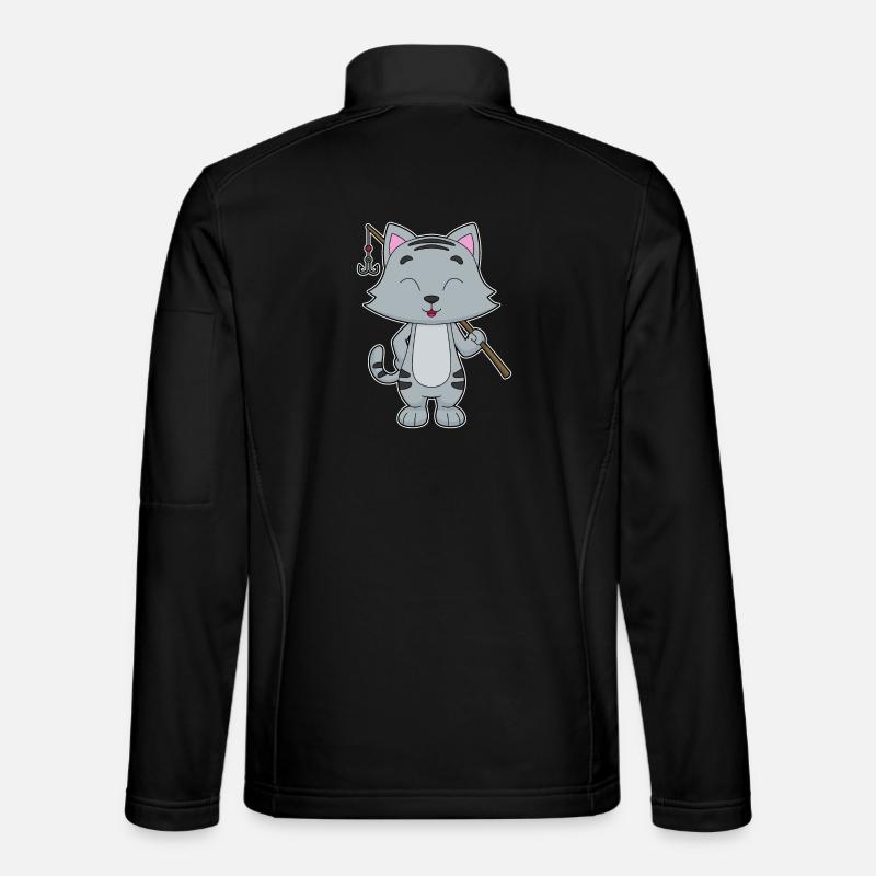 Canne à pêche Cat Angler Canne à pêche Veste en tissu softshell Unisexe