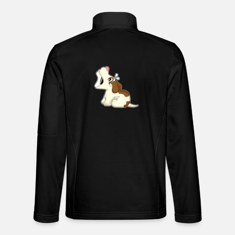 Os de chien - Veste en tissu softshell Unisexe - noir