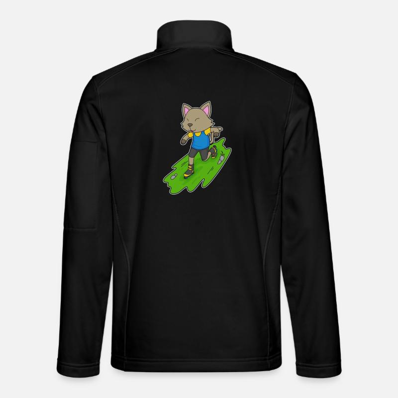 Cat Inline skating Inline skates Unisex Softshell Jacket
