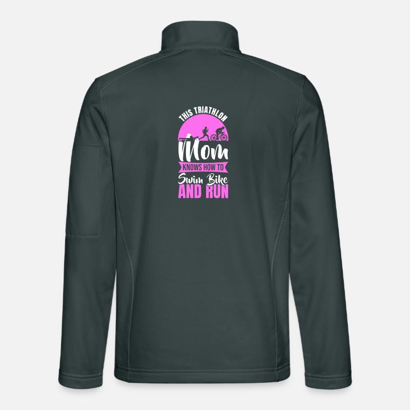 Mère du triathlon Veste en tissu softshell Unisexe