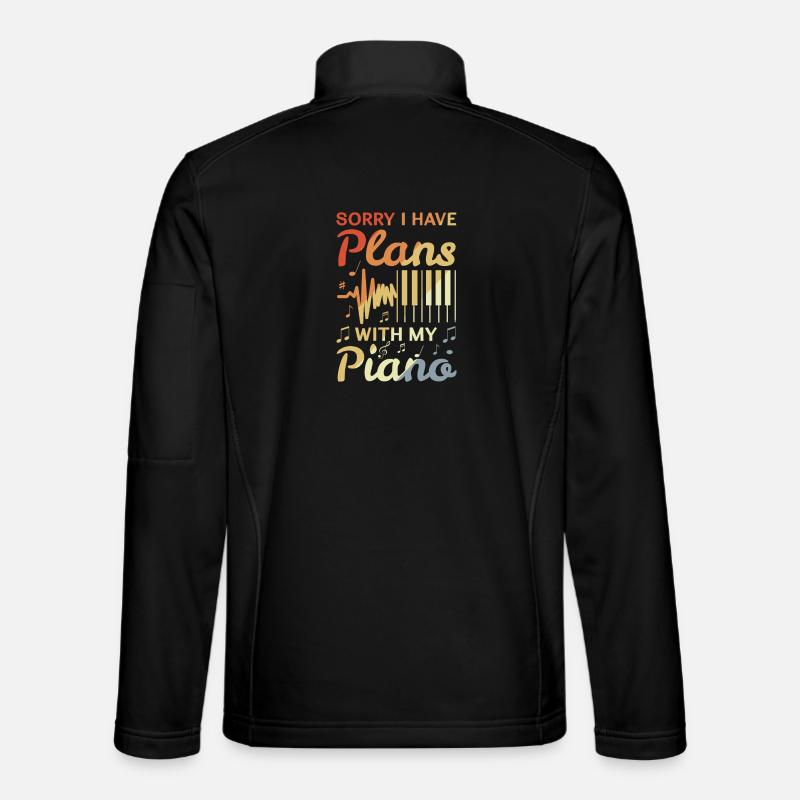 Pianist Witz Unisex Softshelljacke
