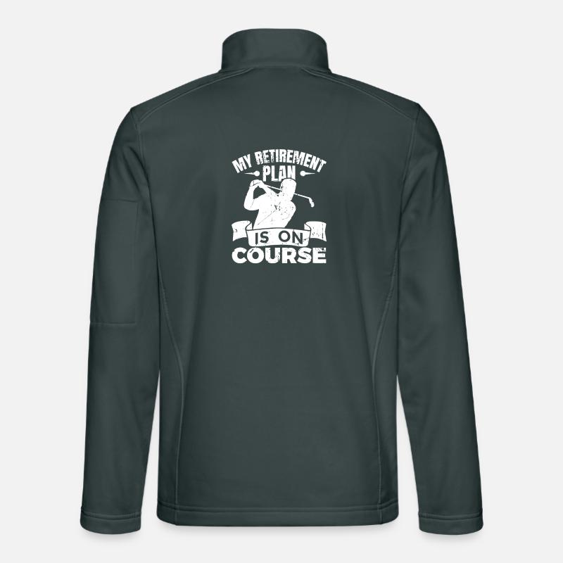 Golfer Retirement Unisex Softshell Jacket