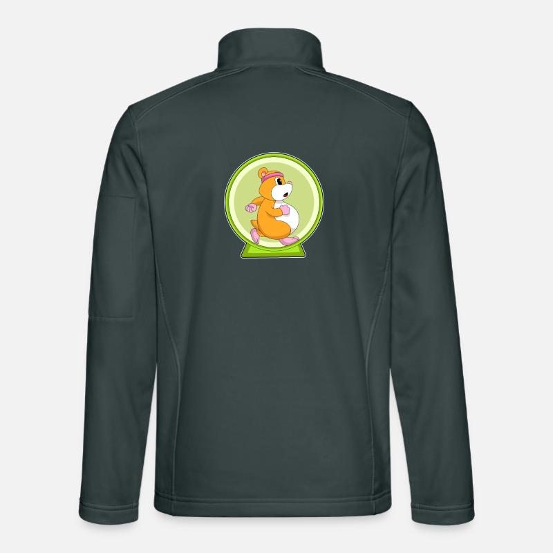 Roue de hamster hamster Veste en tissu softshell Unisexe