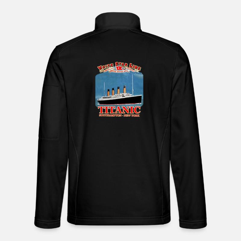 TITANIC creation Louis RUNEMBERG © Adagp - Unisex Softshell Jacket - black