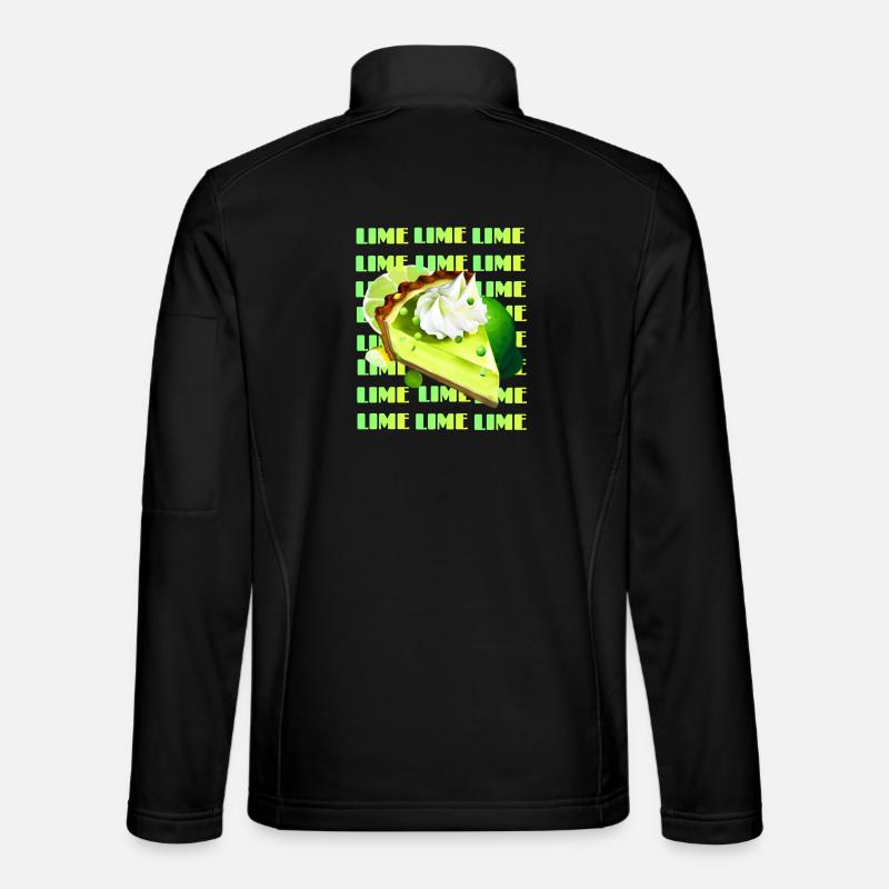 Key Lime Pie - Unisex Softshell Jacket - black