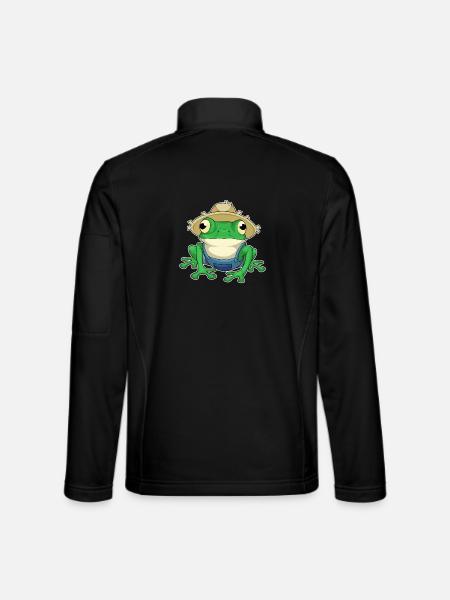 Frog Farmer Farm - Unisex Softshell Jacket - black