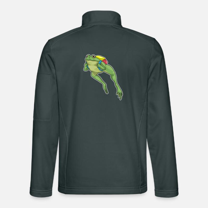 Frog Hiker Backpack Hiking Unisex Softshell Jacket