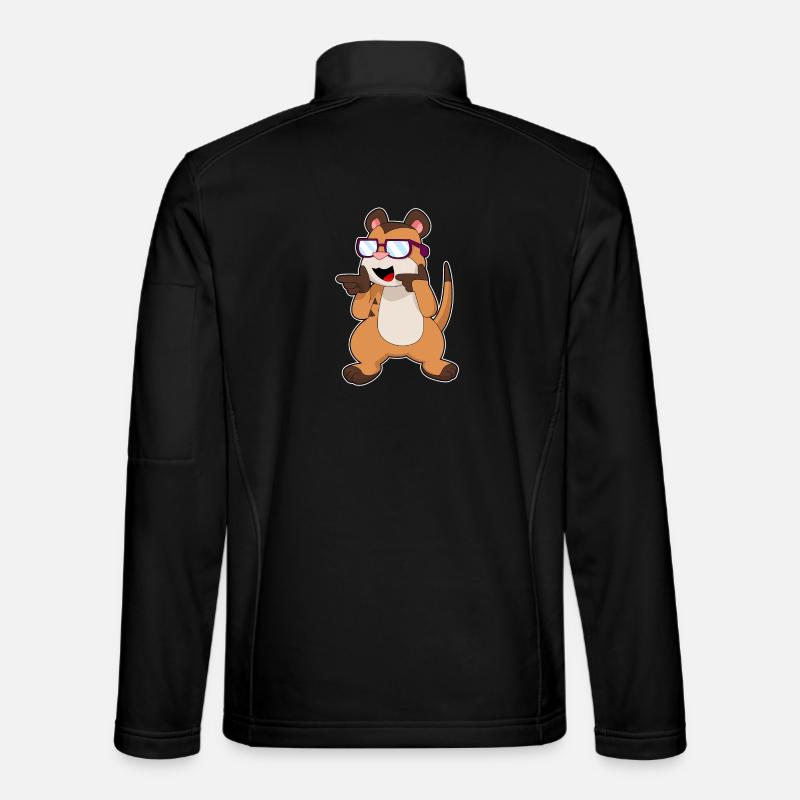 Meerkat Sunglasses - Unisex Softshell Jacket - black