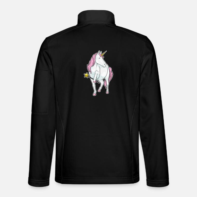 Unicorn Wizard Wand Unisex Softshell Jacket