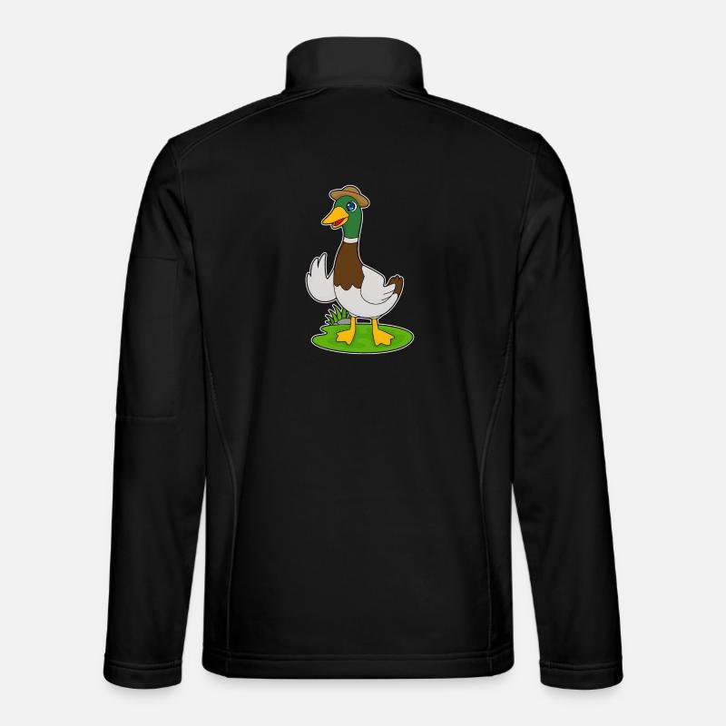 Duck Hat - Unisex Softshell Jacket - black