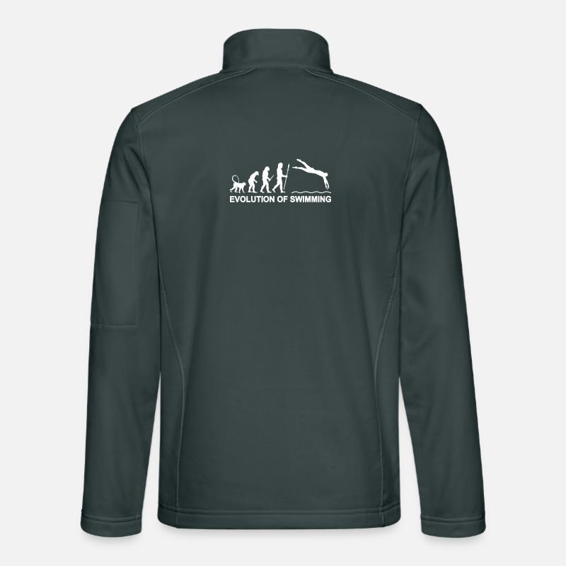 Evolution of Swimming Unisex Softshelljacke