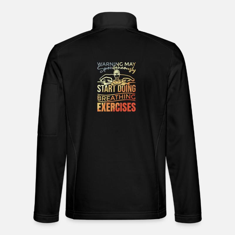 Swimmer's joke - Unisex Softshell Jacket - black