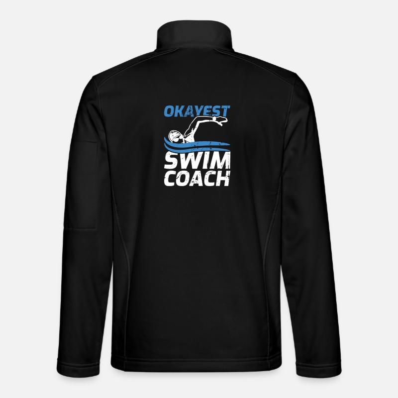 Schwimmtrainer - Unisex Softshelljacke - Schwarz