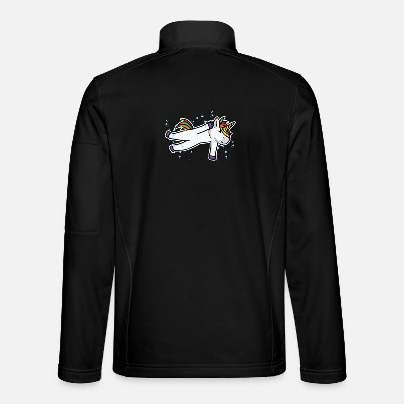 Licorne nageuse Veste en tissu softshell Unisexe