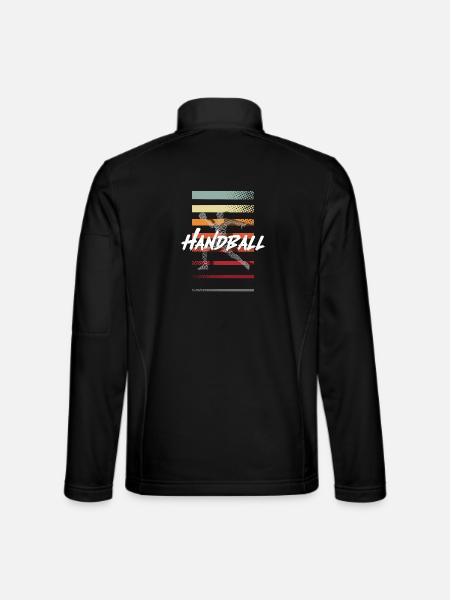 Handball Handballeur - Veste en tissu softshell Unisexe - noir