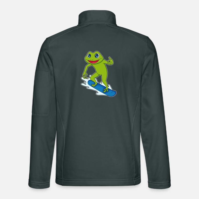 Frog Snowboarder Snowboard Unisex Softshell Jacket