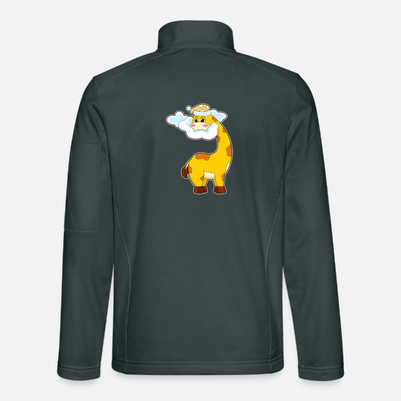 Giraffe Clouds Unisex Softshell Jacket