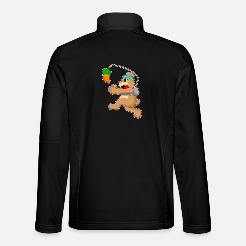 Bear Carrot - Unisex Softshell Jacket - black