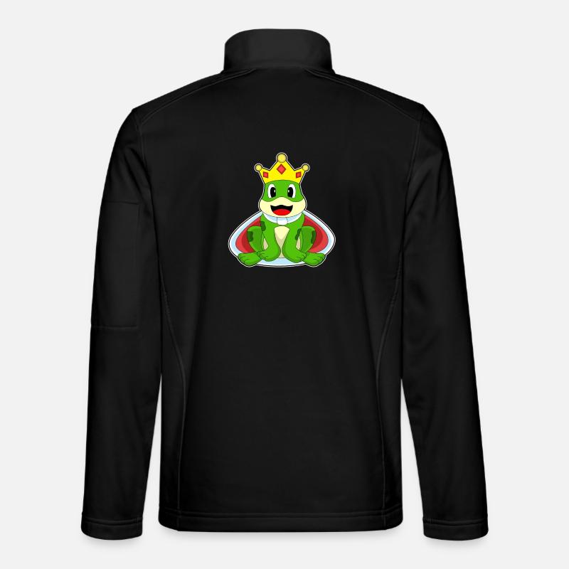 Frog Crown - Unisex Softshell Jacket - black