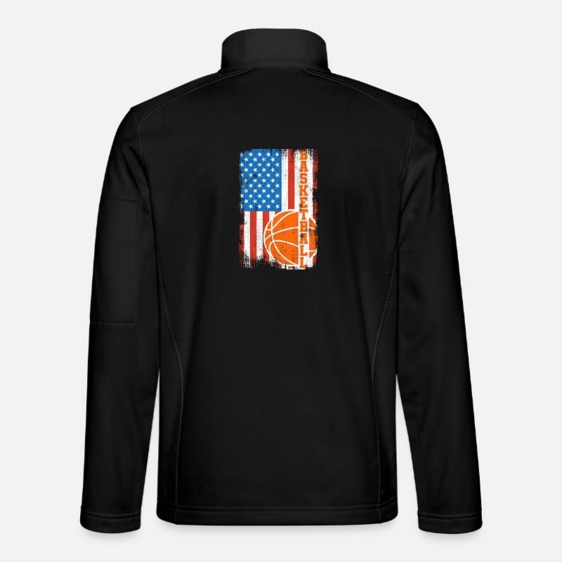 4. Juli Basketball - Unisex Softshelljacke - Schwarz