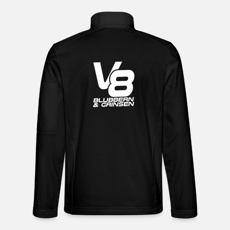 V8 - Blubbern & Grinsen Unisex Softshelljacke