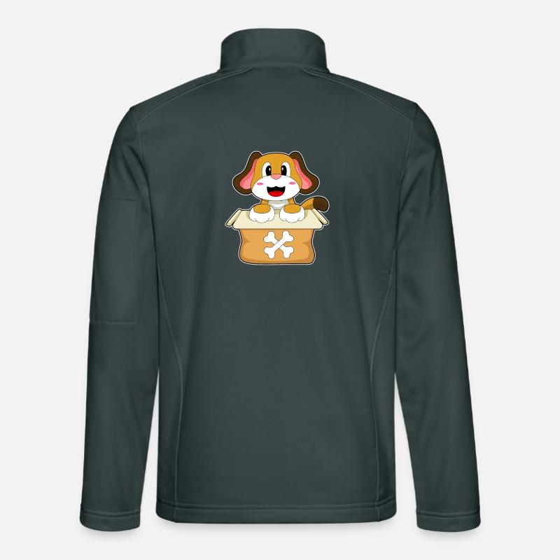 Hund Karton Unisex Softshelljacke