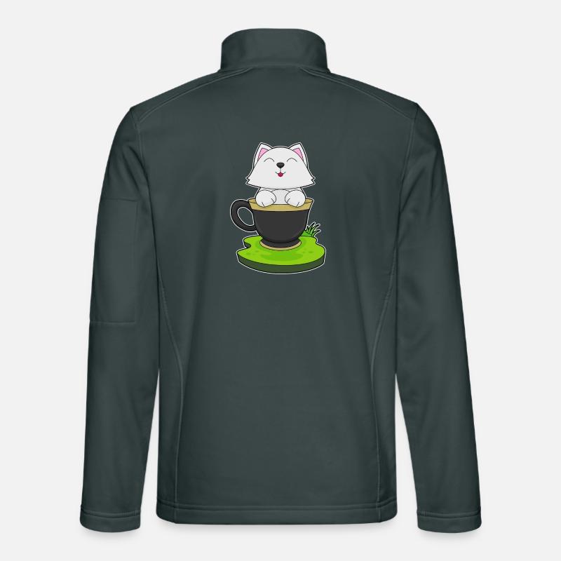 Cat Cup Unisex Softshell Jacket